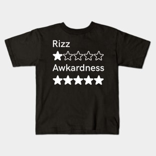 Rizz or awkardness Kids T-Shirt